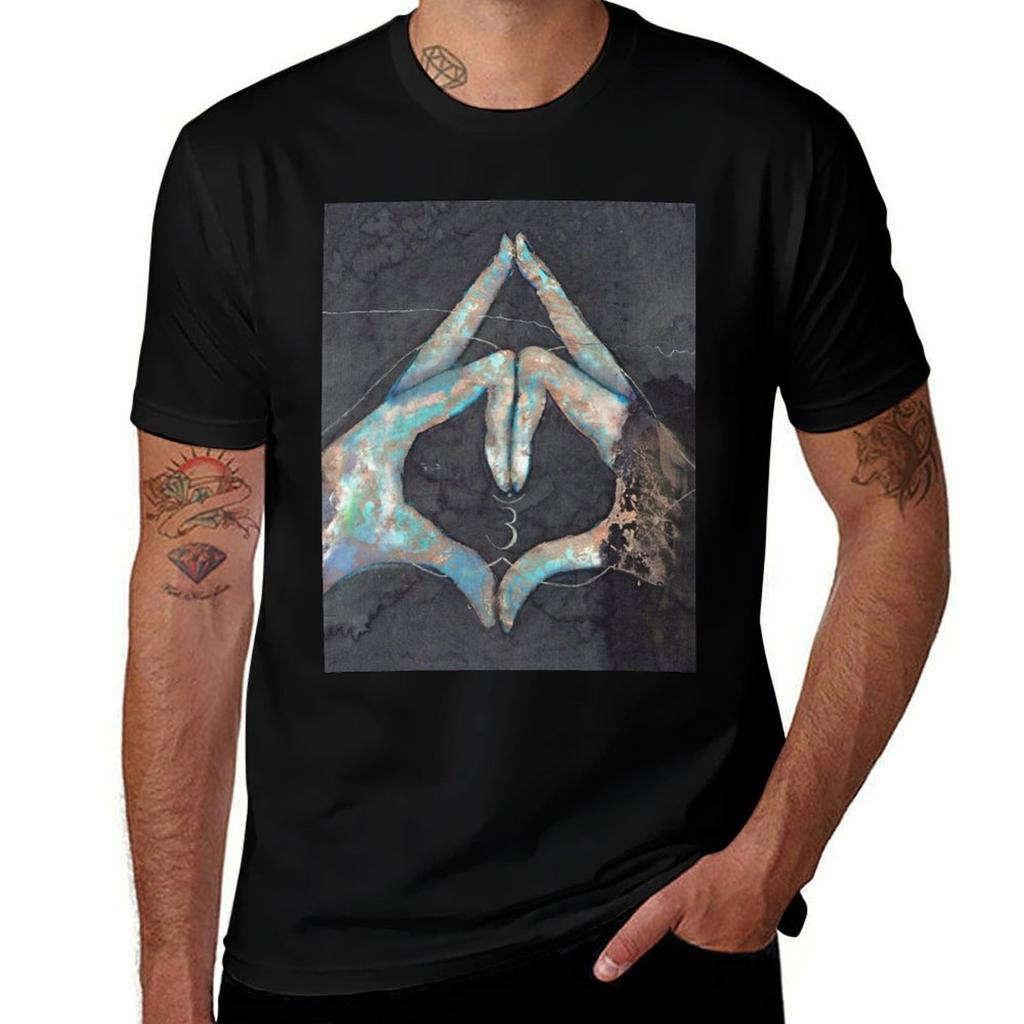 Ajna Third Eye Chakra Mudra Tshirt Minimalist Graphic Tee Shirt