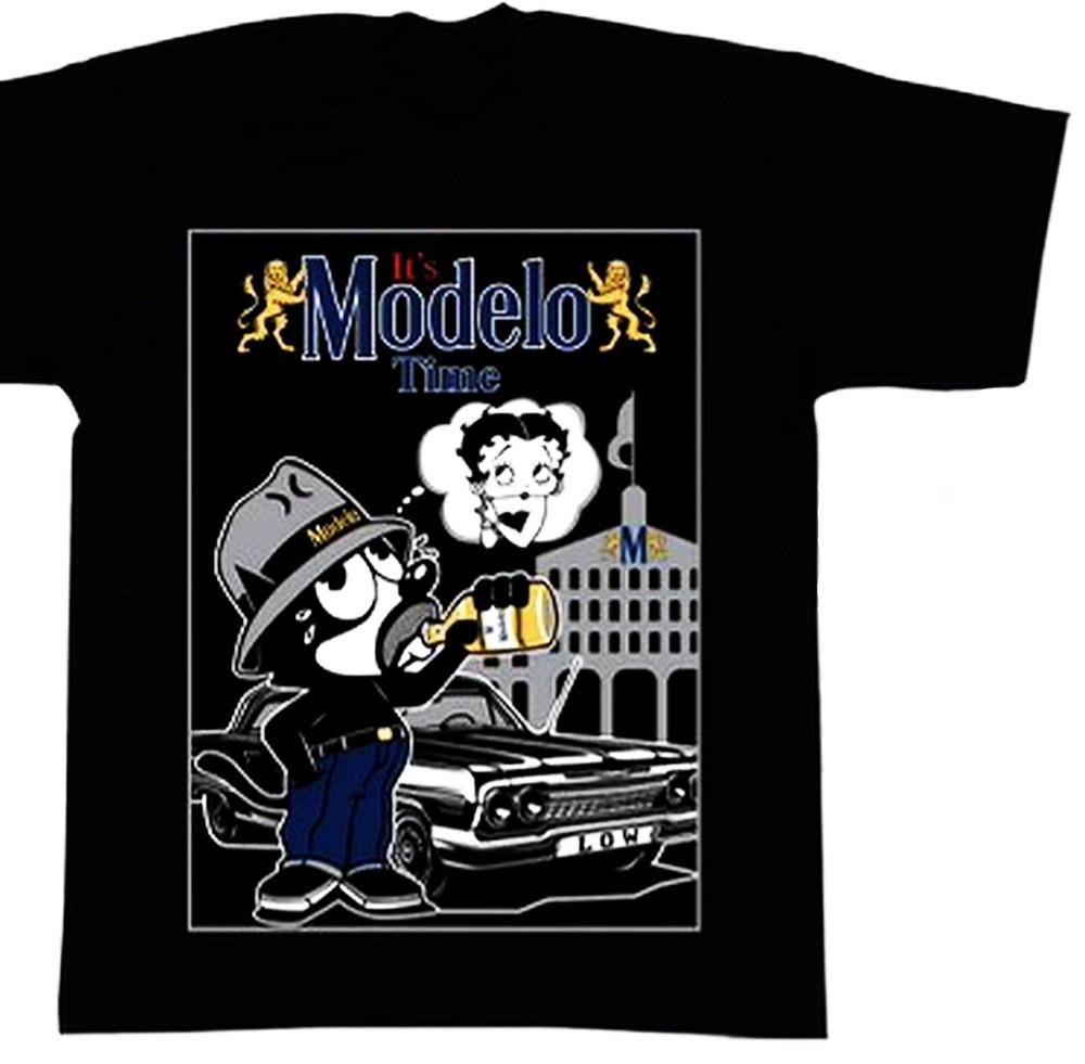 Modelo Time Felix & Boo T-Shirt Print On Shaka Wear Heavyweight Tee Unisex T-Shirt XXXL