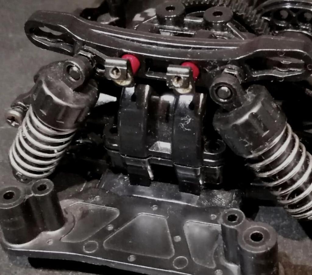 Metal Garage Japan Original Carbon Fiber Rear Amplifier Plate for YD-2, RDX, RD2, TT-02, MB-01, and BT-01 (MGH34)