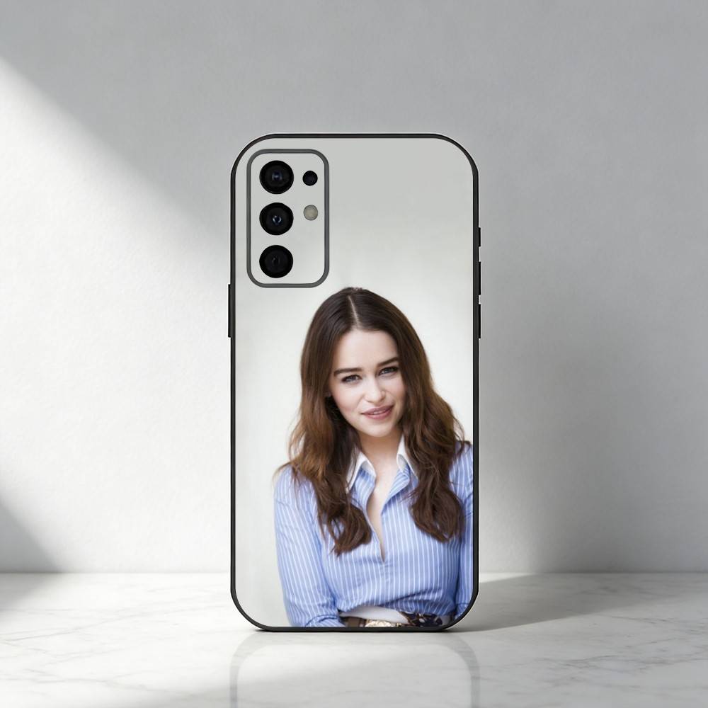 

Actor E-Emilia C-Clarke Printed Phone Case For Samsung S25,S24,S21,S22,S23,S30,Ultra,S20,Plus,Fe,Note,5G Black Cover Samsung S26Plus