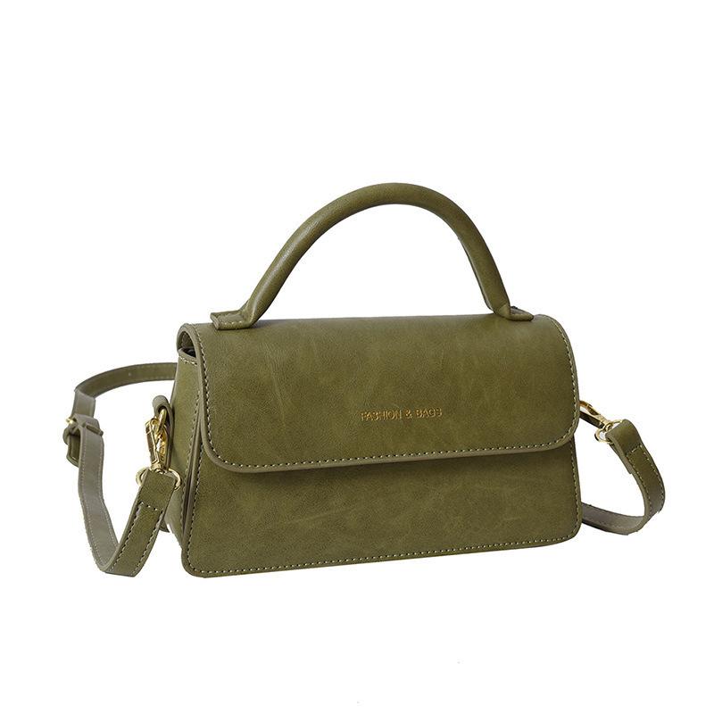 2025 Autumn and Winter New Urban Simple Retro Fashion Can Be One Shoulder Crossbody Portable Women Daily with Small Square Bag