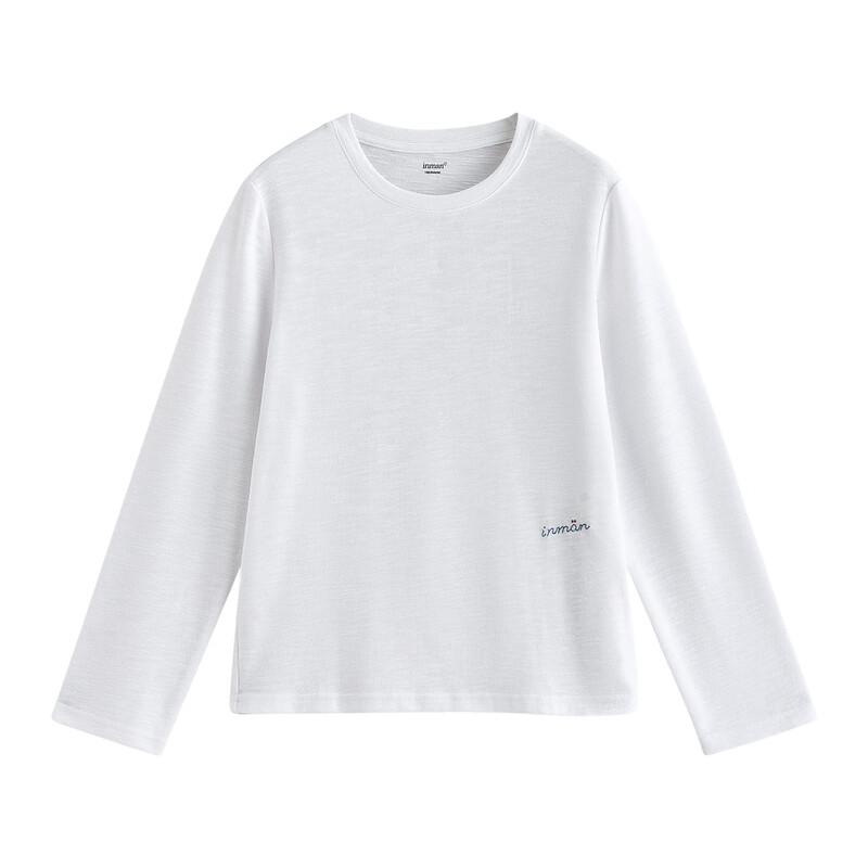 

Inman Women s Solid Letter Long-Sleeve T-Shirt S