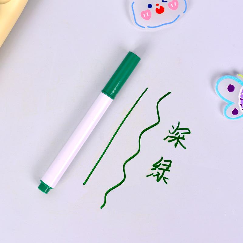 Dingdong Wasserlösliche Abwischbare Flüssigkreide-Stifte - 12 Fluoreszierende Farben für Tafeln