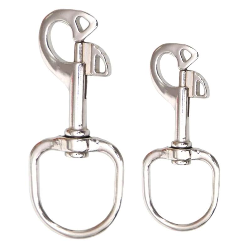 Scubas Diving Bolts Snapping Hook Clip Quick Carabiner Swivels Buckle Eye Bolts Diving Double End Snapping Bolts Hook Clip