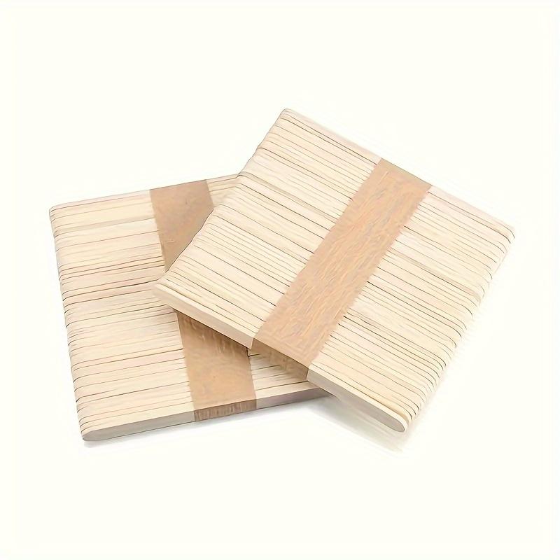 Natural Wood Craft Sticks Multipurpose Wooden Rods for DIY Crafts, Home Art Projects, Classroom Supplies