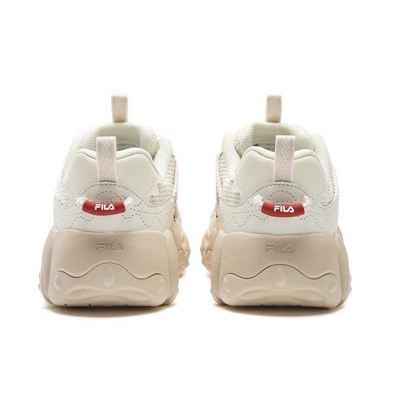 FILA FLUID 6 Cushioning Abrasion Resistant Coverage Lightweight Low top Chunky Sneakers Women's Sweet Corn Yellow F12W612137FSM