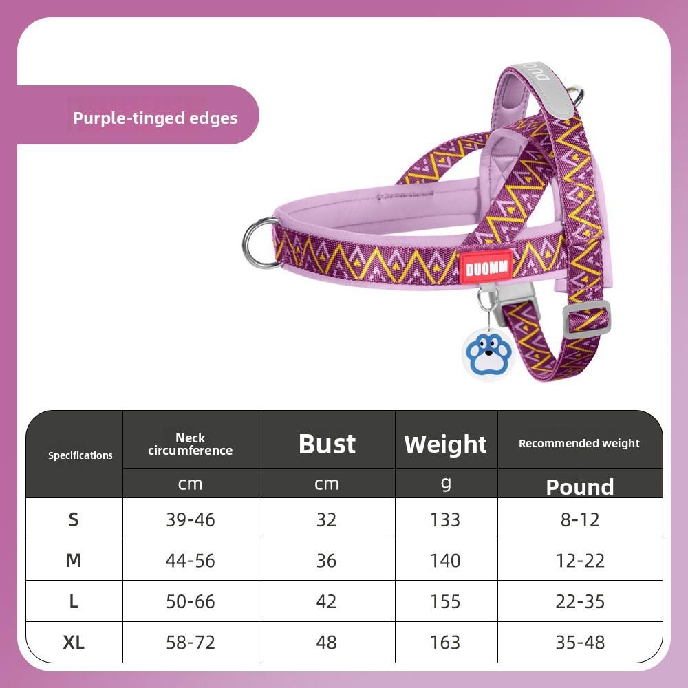 Pet Harness For Small Dogs With Durable Nylon Material For Bichon And Teddy Walks
