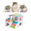 Small Pets Hideout Hamster Villa Plastic House for Chinchillas Guinea Pigs