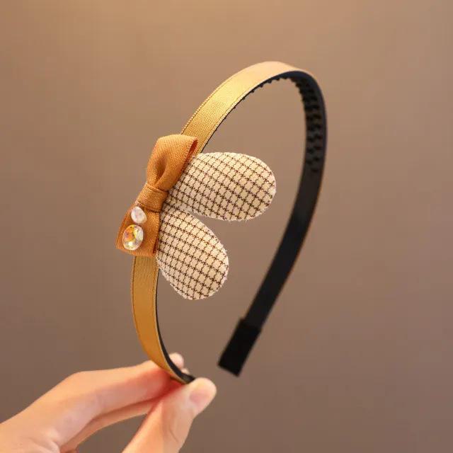 2024 Korean Green Headband & Hairpin for Girls - Trendy Douyin Style High-Value Headdress for Kids