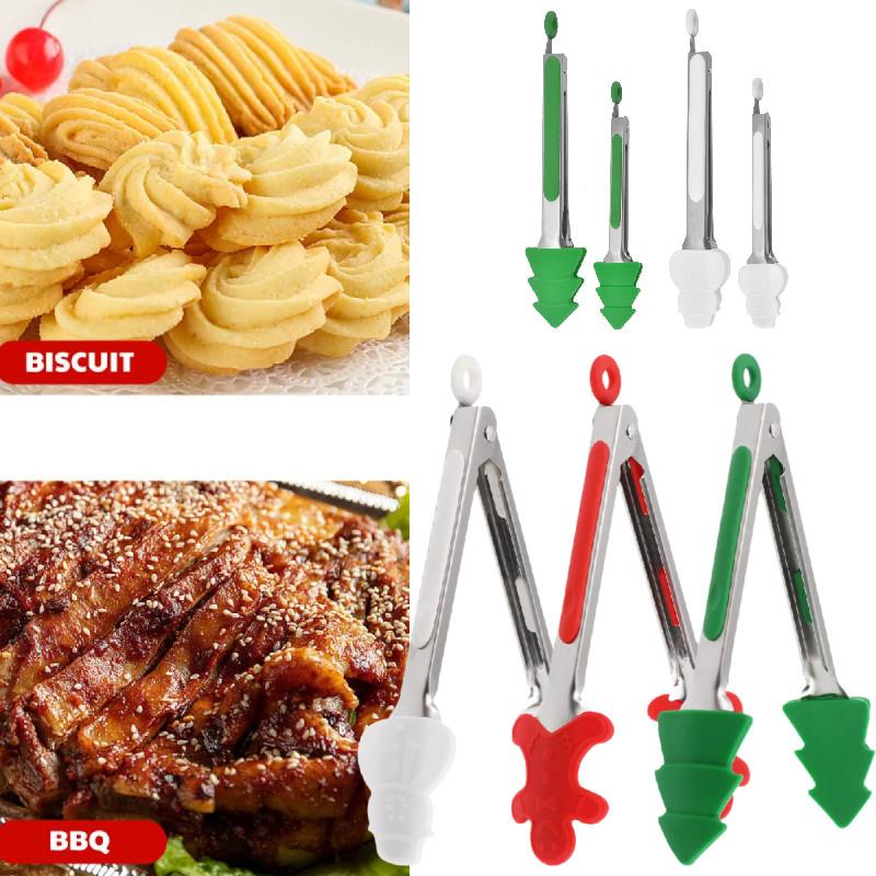 Högkvalitativa matpincetter i rostfritt stål perfekta för grillning och högtidsfester