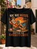 I Have Nothing To Do I Am Retired Smiling Older Unisex Relaxing In Hammockcoffee Clock and Book Warm  Unisex All TShirt