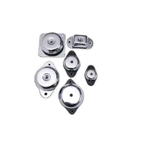 Compressor Anti Vibration Rubber Shock Absorber Damper Rubber Mounts With Metal Bracket Sheet Rubber Damper Isolator серебряный