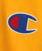 Champion Big C Logo Oversized Half Zip Fleece Gold