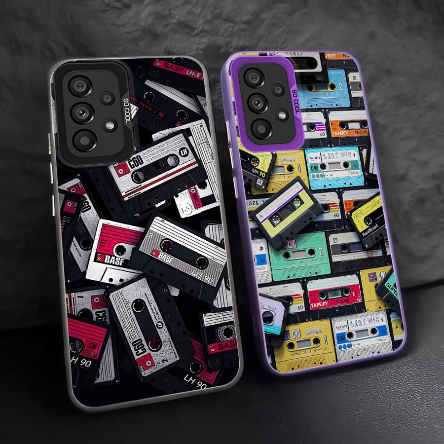 Soft Shell Phone Case For Samsung For Galaxy A32 A24 A13 A22 A25 A14 A23 A16 A34 A12 A15 Lucky Tape Pattern