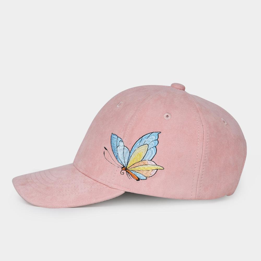 2023 frühling Herbst und Winter Chic Bowknot Stickerei Frau Baseball Hut Damen Outdoor Freizeit Rosa Snapback Kappe 55-60cm