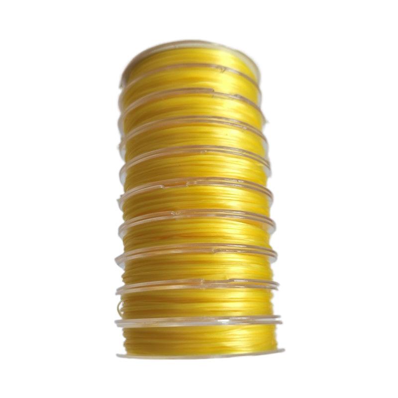 10M flat crystal line bead elastic line 0.8mm mini color elastane elastic rope DIY accessories beaded cable
