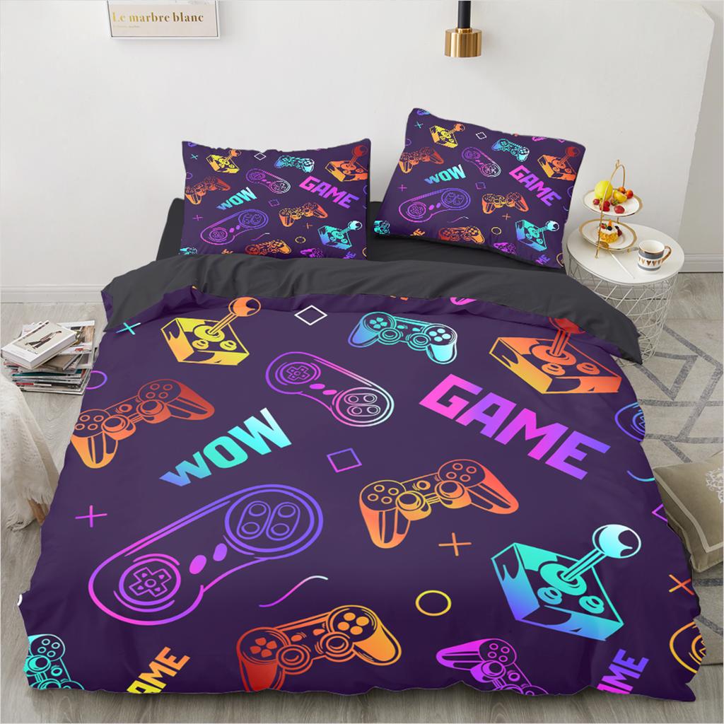 Game Series Duvet Cover King Twin Queen Double Size Kit 3D Printed Pillowcase  New Wholesale Colorful Bedspread