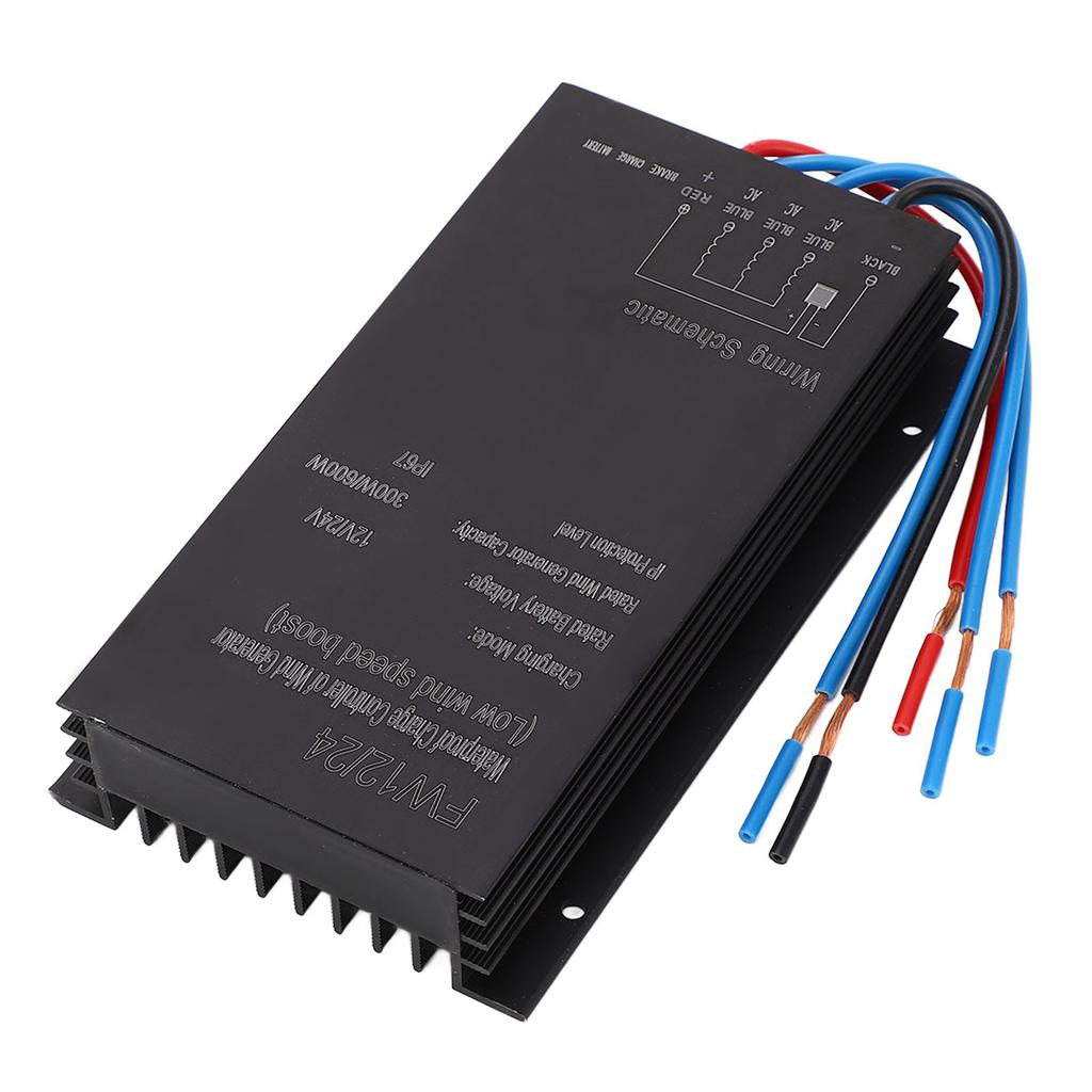Wind Turbine Controller Wind Power Generator MPPT Charging Controller 12V 24V IP67 Waterproof
