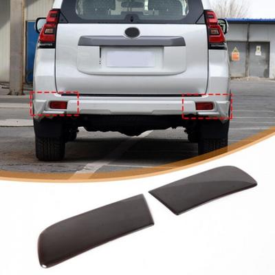 Smoked Rear Fog Tail Light Lamp Cover Trim for Toyota Land Cruiser Prado 10-23
