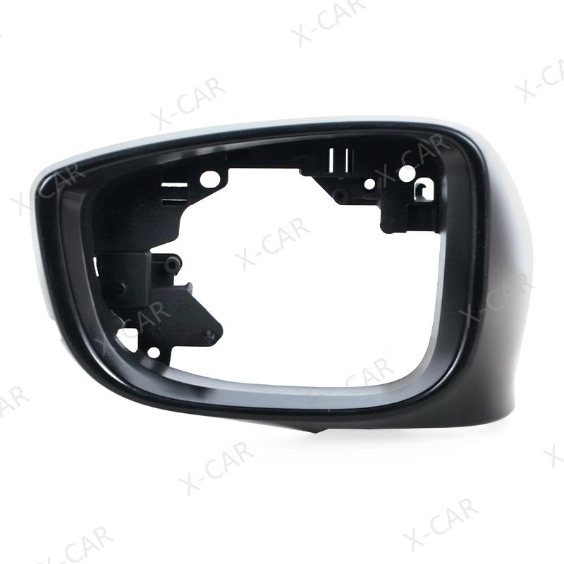 For Mazda 3 Axela M3 2017 2018  Side Mirror Frame Lens Glass Rearview Mirror Cover Lower Bottom Cap Lid