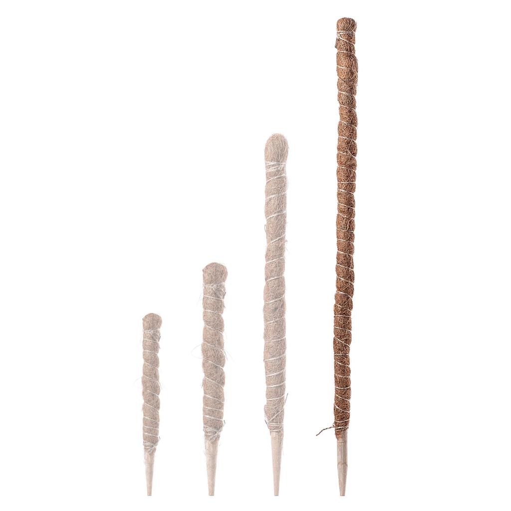 KADAX Wood-Coconut Plant Stake 120cm Potted Support 3pcs