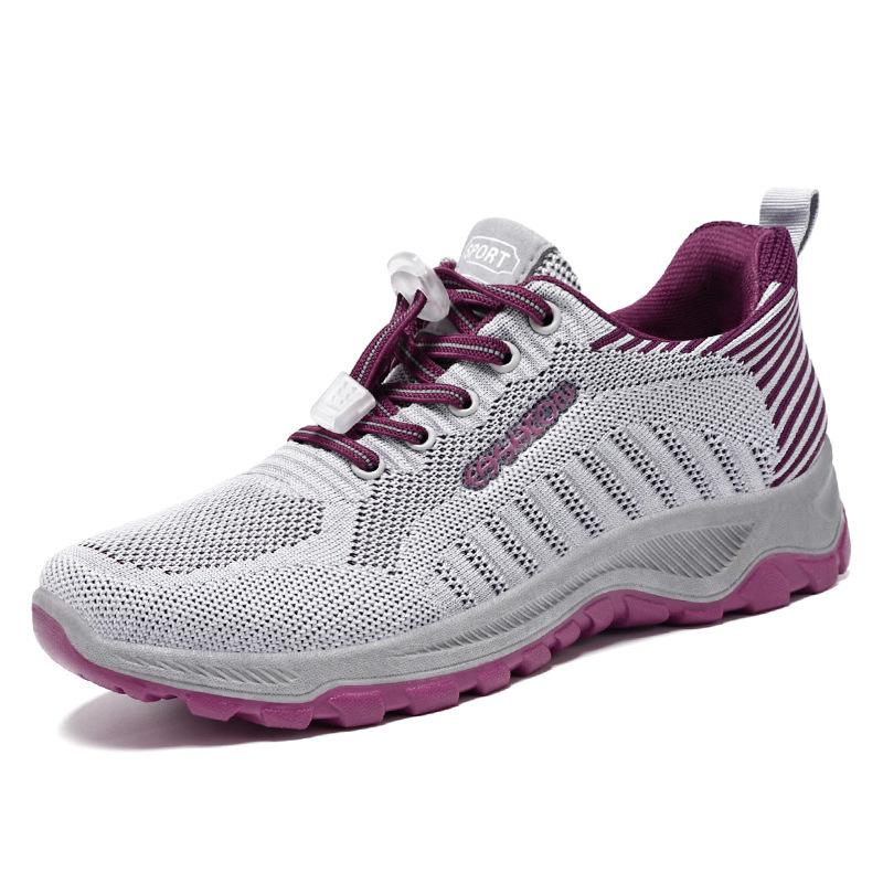 

Women s Shoes, Middle-aged and Elderly Walking Shoes, Thick-soled Comfortable Sports Shoes, Breathable Single Shoes 41 серый