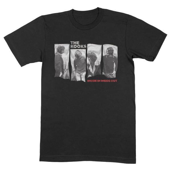 Футболка Kooks Band Черная Полноразмерная Подарок Другу BT502 Унисекс XL