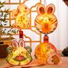 Cartoon Mid-Autumn Rabbit Lantern Chinese Style LED Lantern Toys  Good Luck Gift