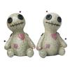 Hand-carved Voodoo Doll Cartoon Sprayable Voodoo Doll Cone Incense Burner Resin Censer Cursed Home Decoration Toy