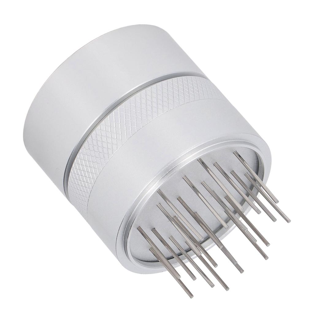 Coffee Needle Distributor with Base Effective Dispersion Rust Resistant Stainless Steel Hand Coffee Stirrer Silver