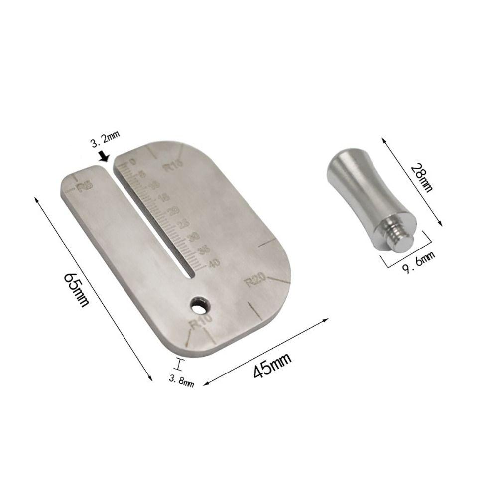 Stainless Steel Leather Pulling Board Punching Holes Auxiliary Accessories Punching Puller