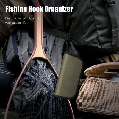 Angelköder Spinner Köder Tragetasche Pailletten Köder Aufbewahrungstasche mit Reißverschlüssen Angelhaken Organizer Tackle Beuteltaschen