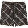 Checked Drawstring-waist Swim Shorts 80930991