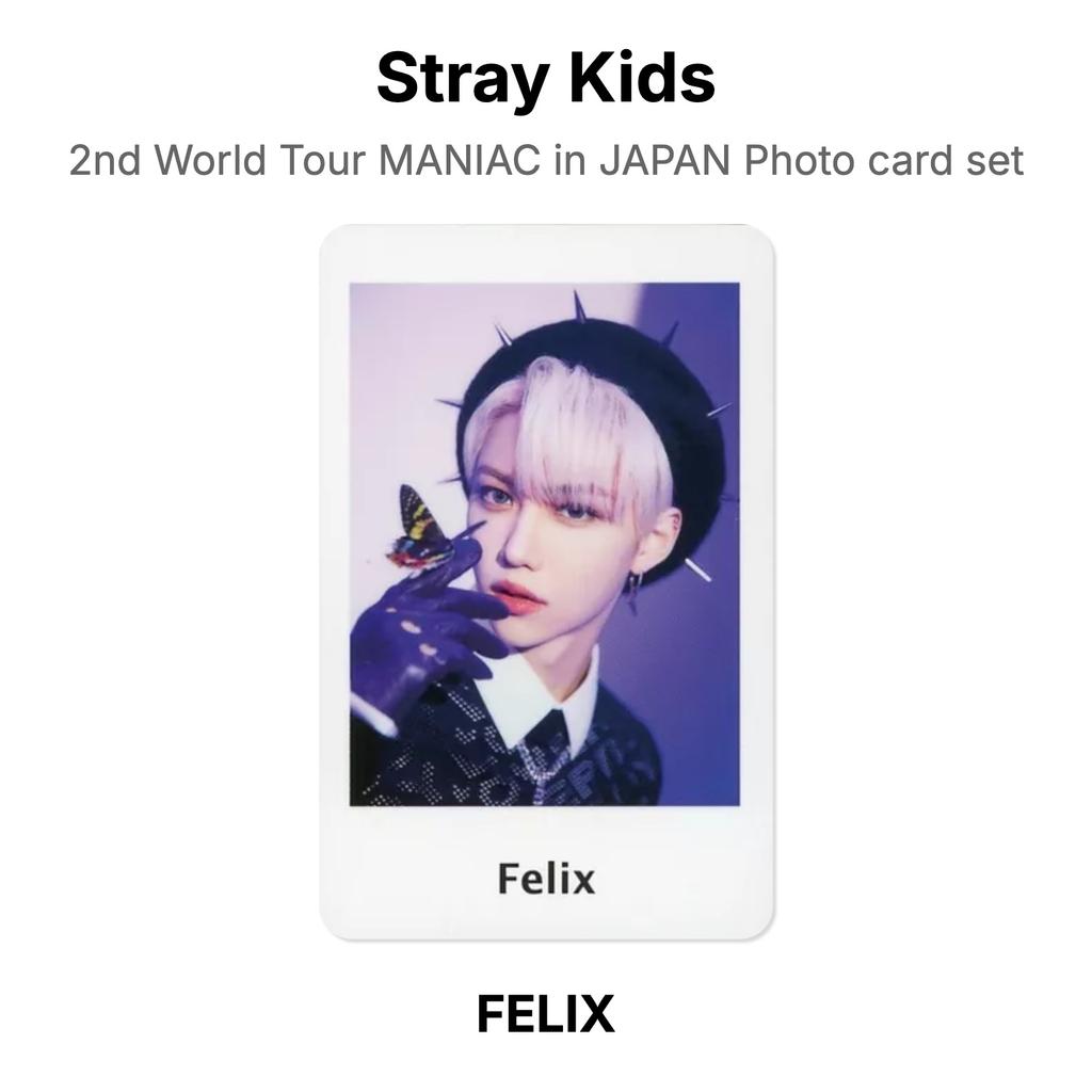 Stray Kids 2. světové turné MANIAC v JAPONSKU Sada fotokaret Oficiální fotokarta