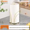 Nordic Metal Vertical Paper Towel Holder, Punch-Free Desktop Roll Holder, Dining Table Napkin Organizer