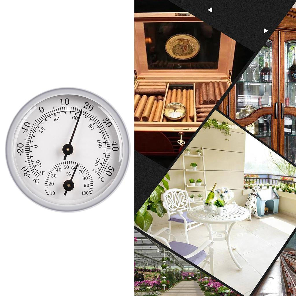 Wall Hygrometer Meter Analog Humidor Upgraded Accuracy and Design No Battery Needed -20