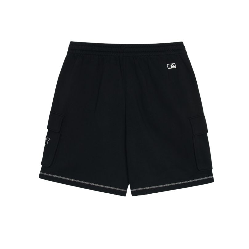 New MLB Basic New York Yankees Casual Shorts Unisex Black 3ASPB0653-50BKS