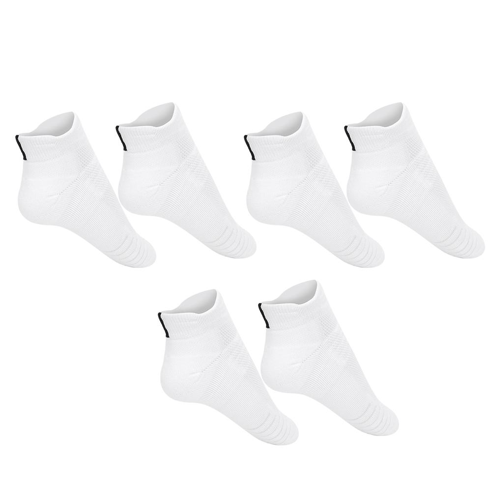 3 Pairs Outdoor Cotton Sports Socks Sweat Absorption Soft Basketball Socks for Men Adult