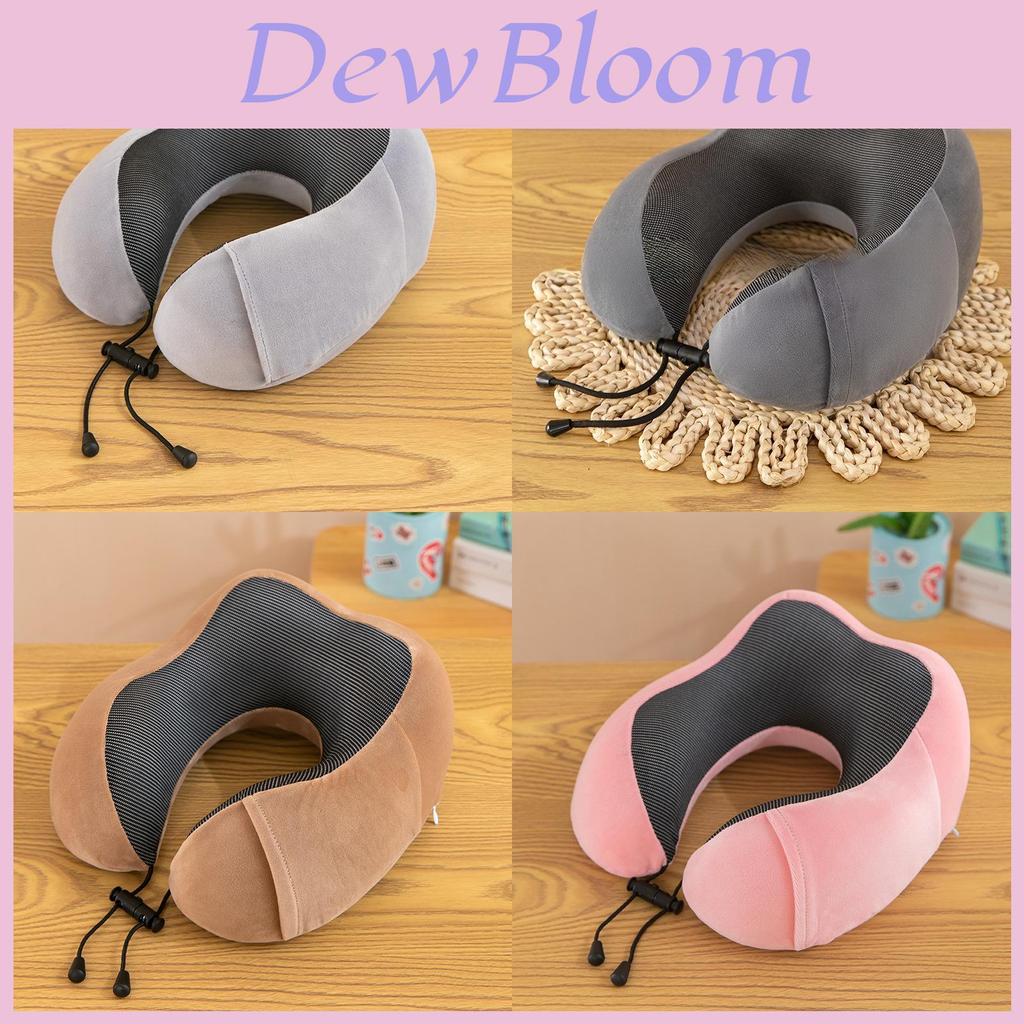 Memory Foam Ushaped Neck Pillow With Soft Cover For Travel And Office Use
