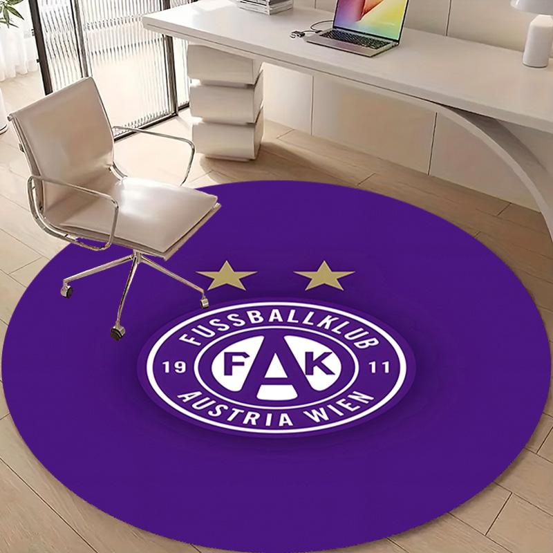 1pc Football Team (56) Design Printed Area Round Carpet for Bedroom Living Room Home Decor Rugs Mat Non Slip Mat Rug for Bedside