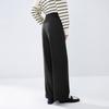 Qiusbiyiren Women's New Chinese Style Straight-Leg Casual Pants