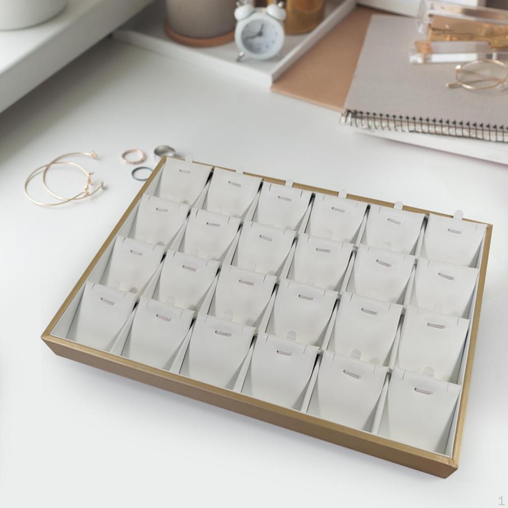 Jewelry Tray Necklace Pendant Display Tray,Organizer Storage Case for Live Broadcasting