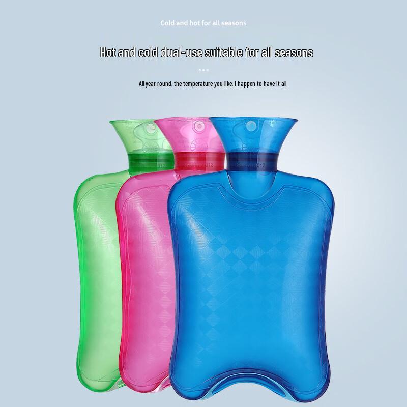 Pabei 1000ml Transparent PVC Hot Water Bottle