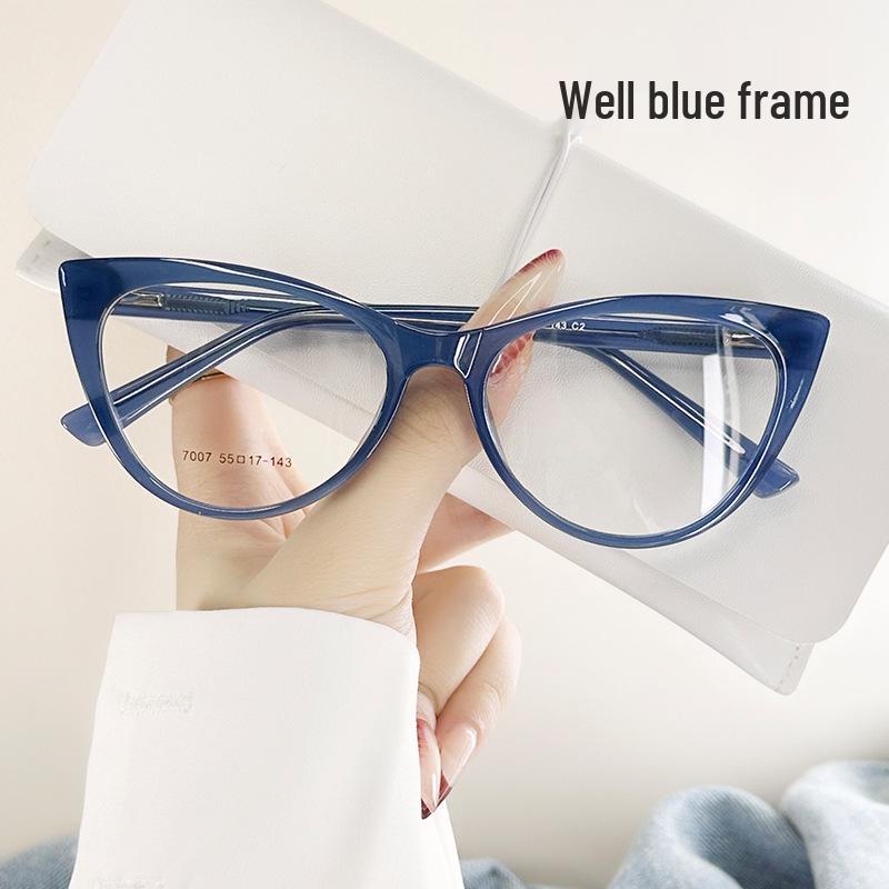 

7007 Ретро TR90 Анти-синий свет Высококлассные очки для миопии для мужчин и женщин