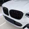 Single Double Line Front Kidney Grille For BMW X3 X4 G01 G02 2018-2021 Bumper Grill Upgrade Exterior Trim Car Styling Accessorys