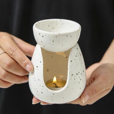 Queimadores de Óleo Essencial de Cerâmica Queimadores de Cera Derretida Aquecedor Suportes para Velas de Chá Ornamento Decoração de Mesa para Casa Yoga Spa Presentes