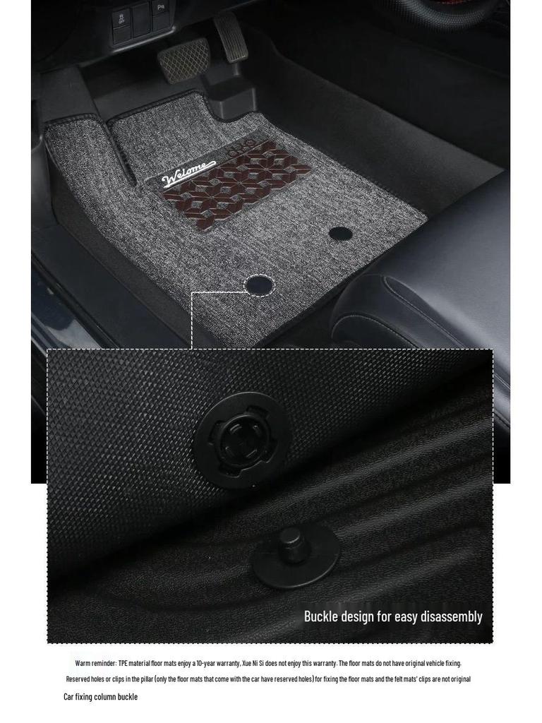 TPE Floor Mats for Land Rover Range Rover Sport 2010-2025 Bumper Model Accessories