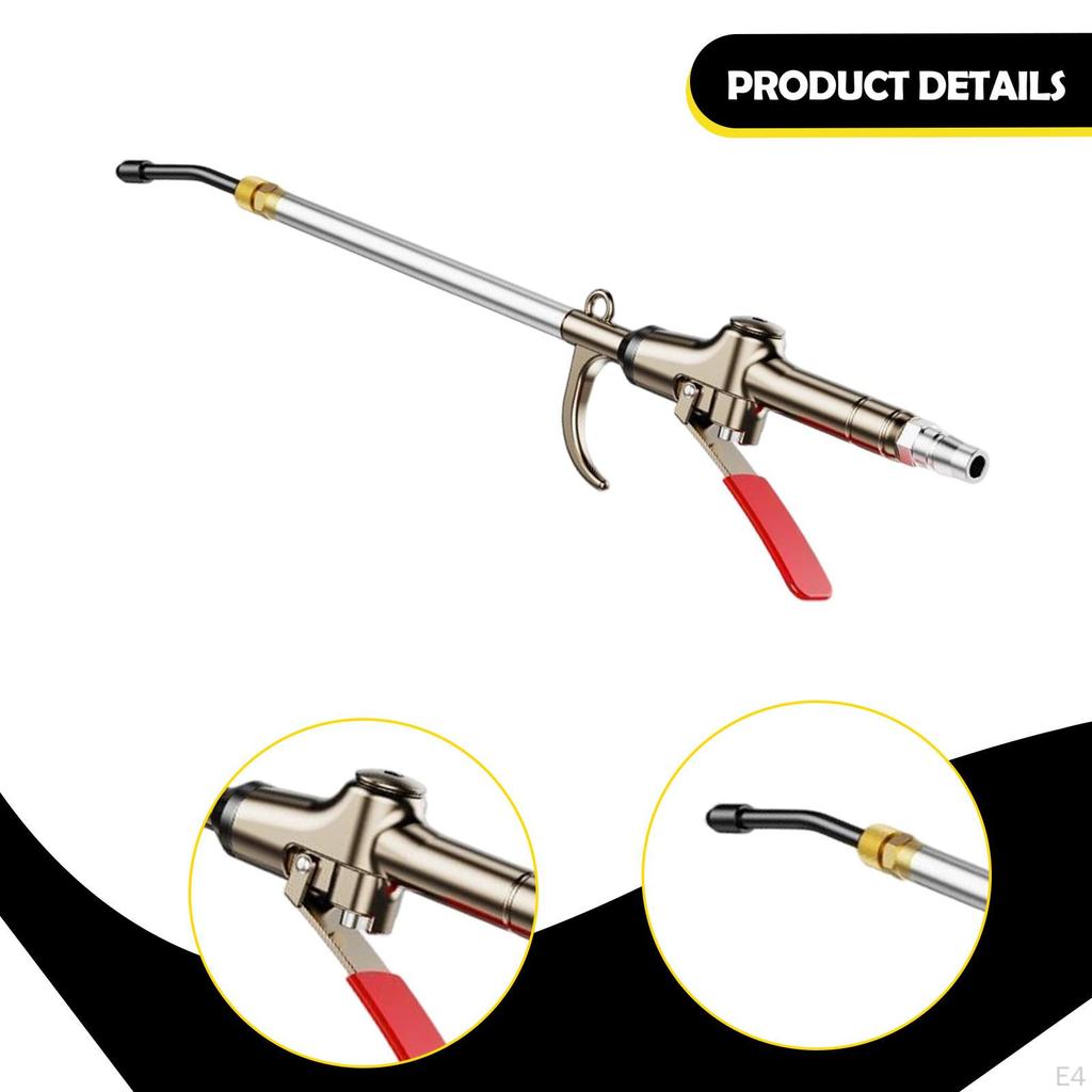 Air Blower Compressor Accessory Easy to Use Aluminum Alloy Dust Pneumatic Clean Tool