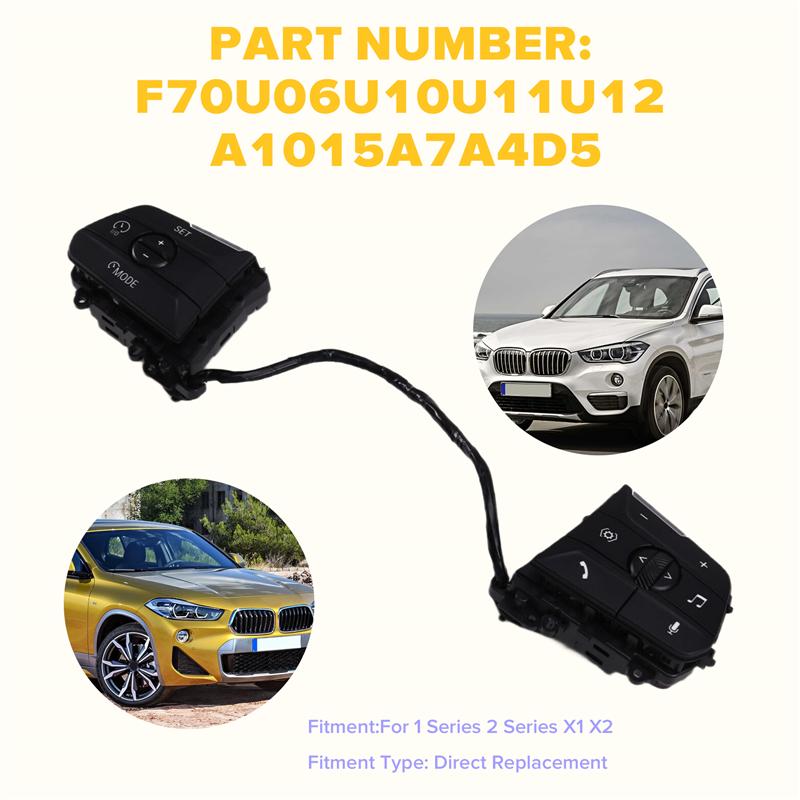 Steering Wheel Multi Function Buttons Steering Whee Buttons Steering Whee Buttons For BMW чёрный