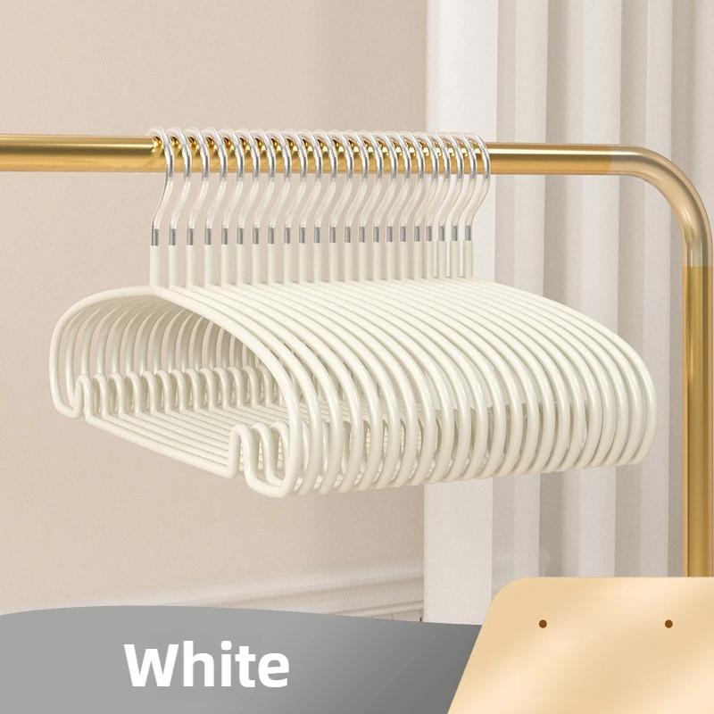 10PCS Simple Clothes Hanger Non Slip Dormitory Household Clothes Hanging to Prevent Clothes Deformation  Storage